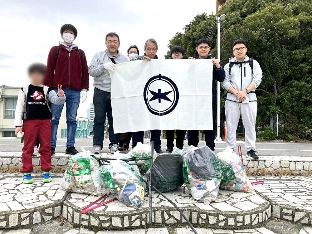 淀川の清掃活動に参加しました